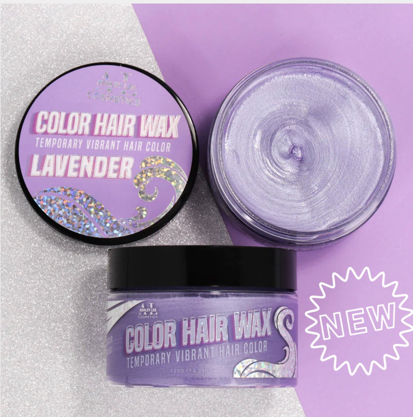 ashley lee color hair wax lavender