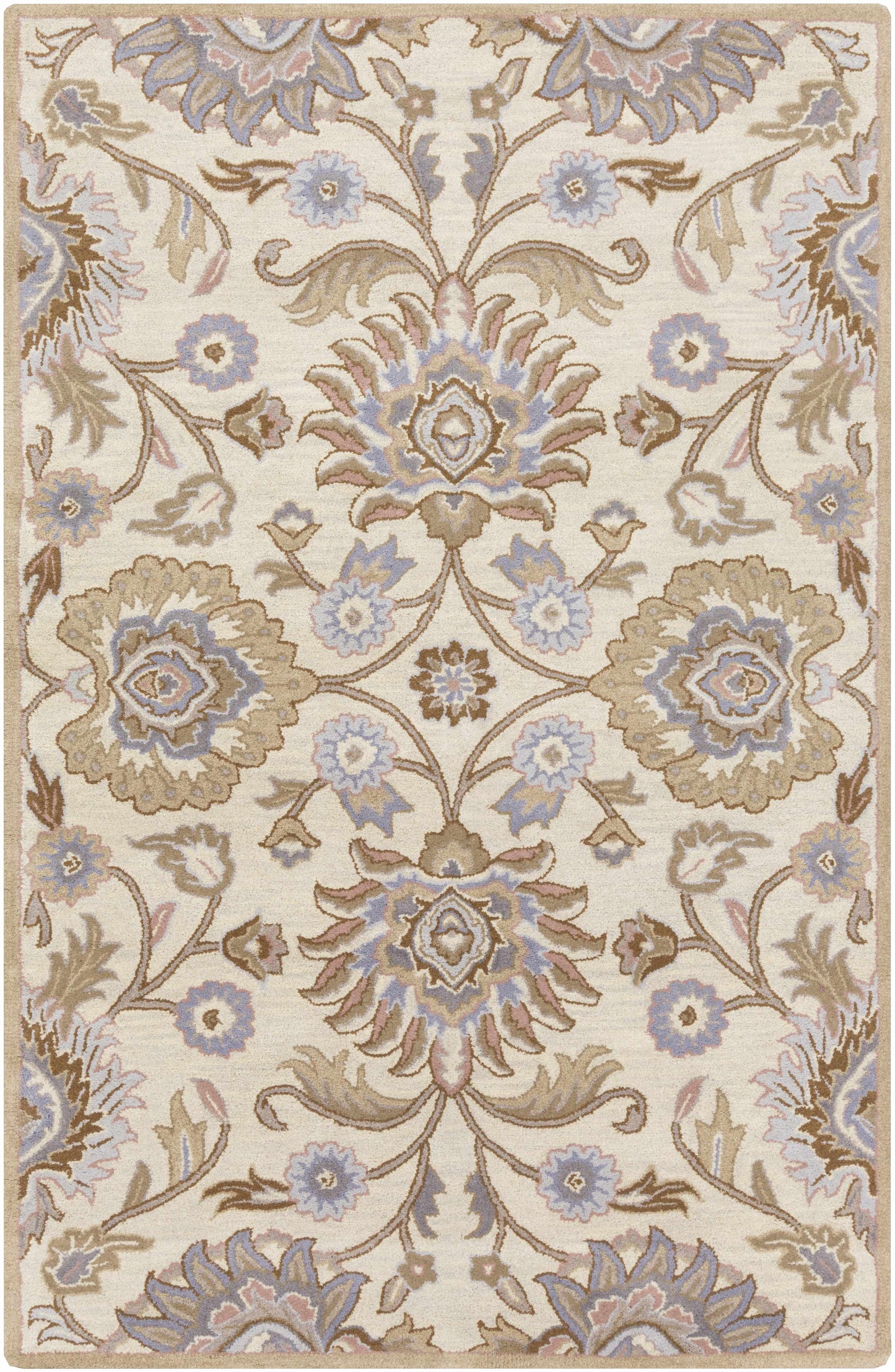 Conesus Hand Tufted Ivory 1109 Wool Rug-9