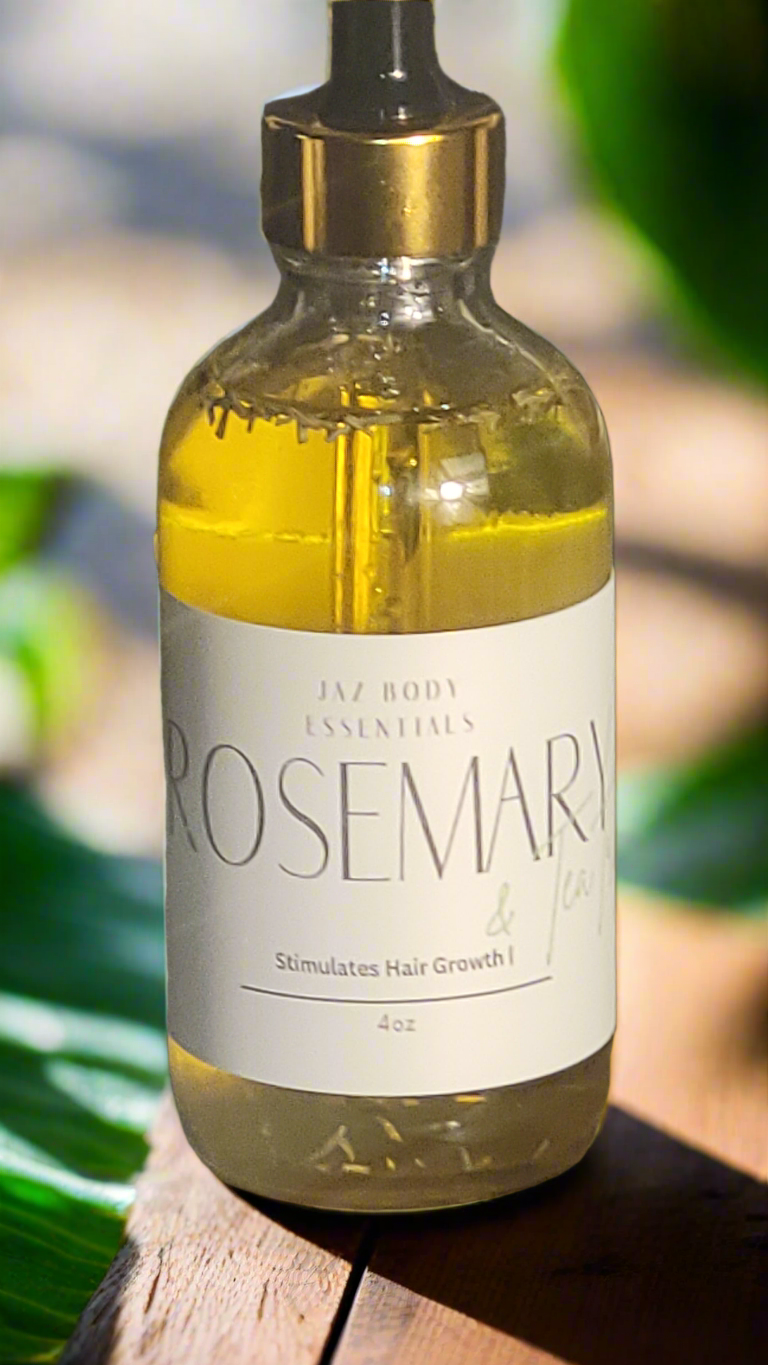 Rosemary and Tea Tree Hair Oil 4oz-4