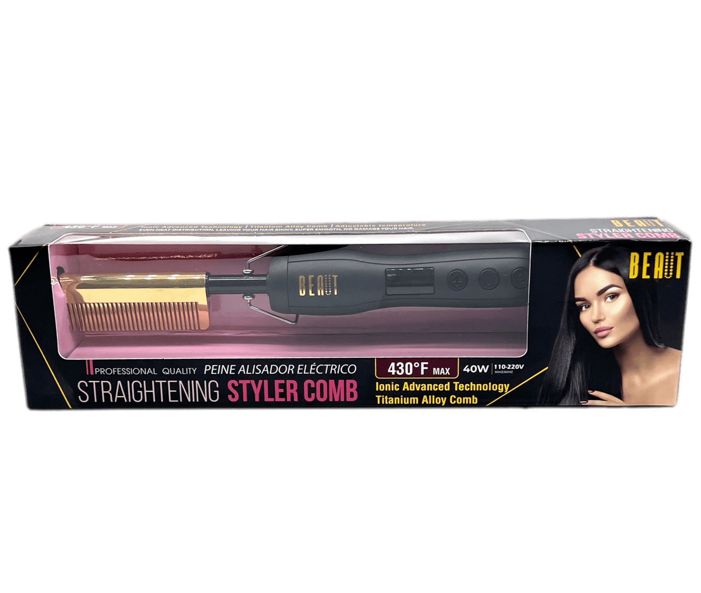 BEAUT Straightening Styler Comb 430 °F max