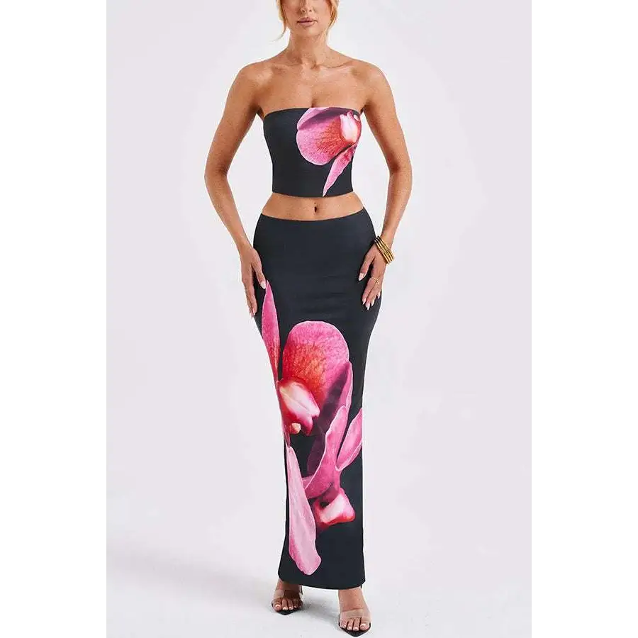 Black Orchid Fashion Vacation Women’s Skirt Set