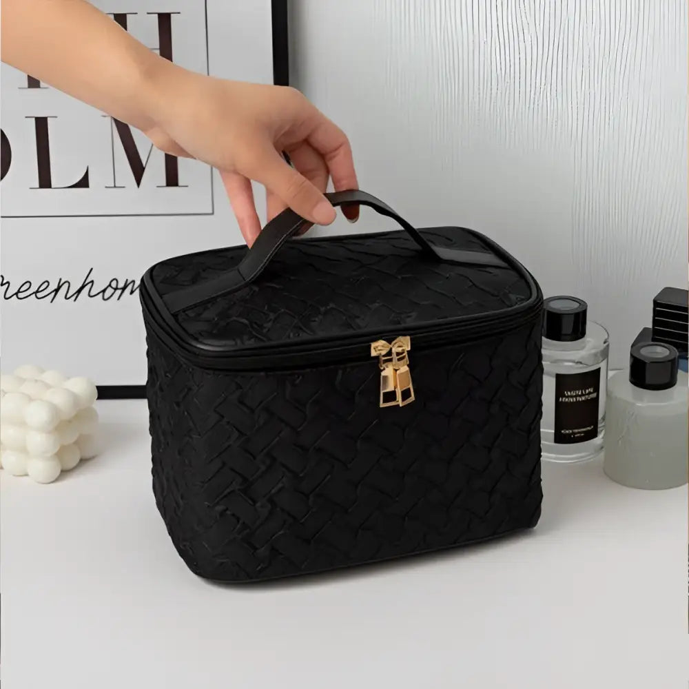 Black Premium Large Capacity Cosmetic Bag