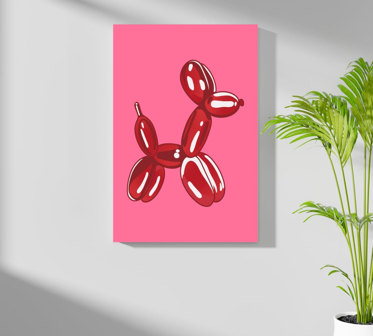 Balloon Dog Aluminum Print
