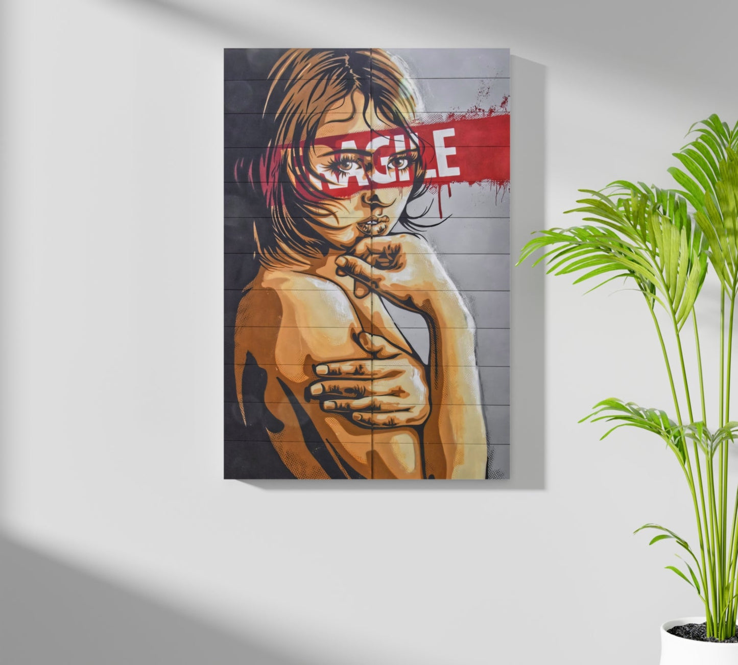 Fragile Aluminum Print
