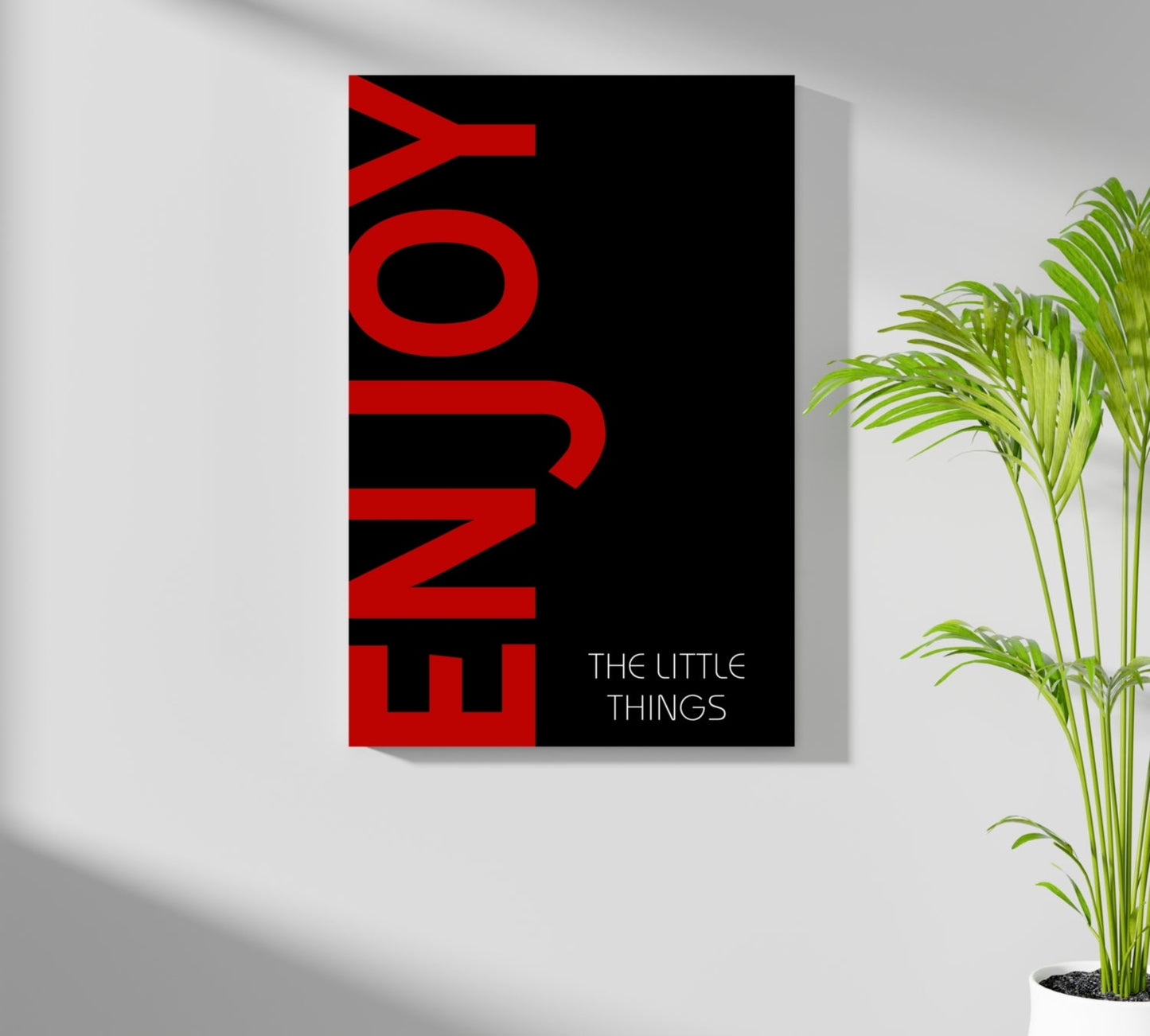 Enjoy The Little Things Aluminum Print