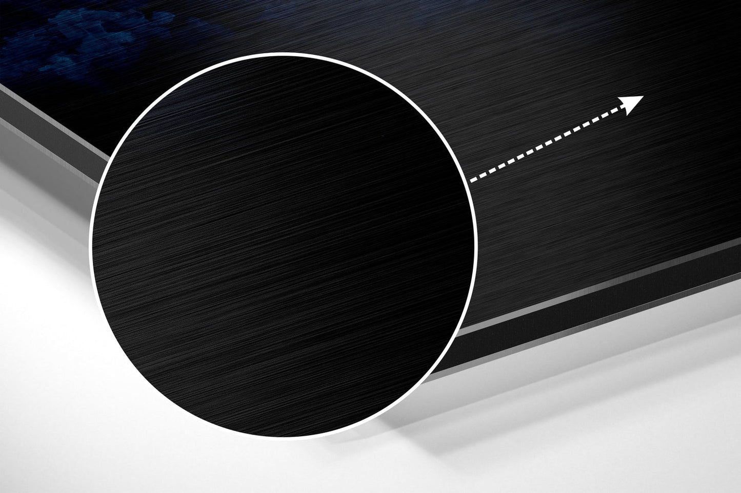 Space Brushed Aluminium Dibond Wall Art