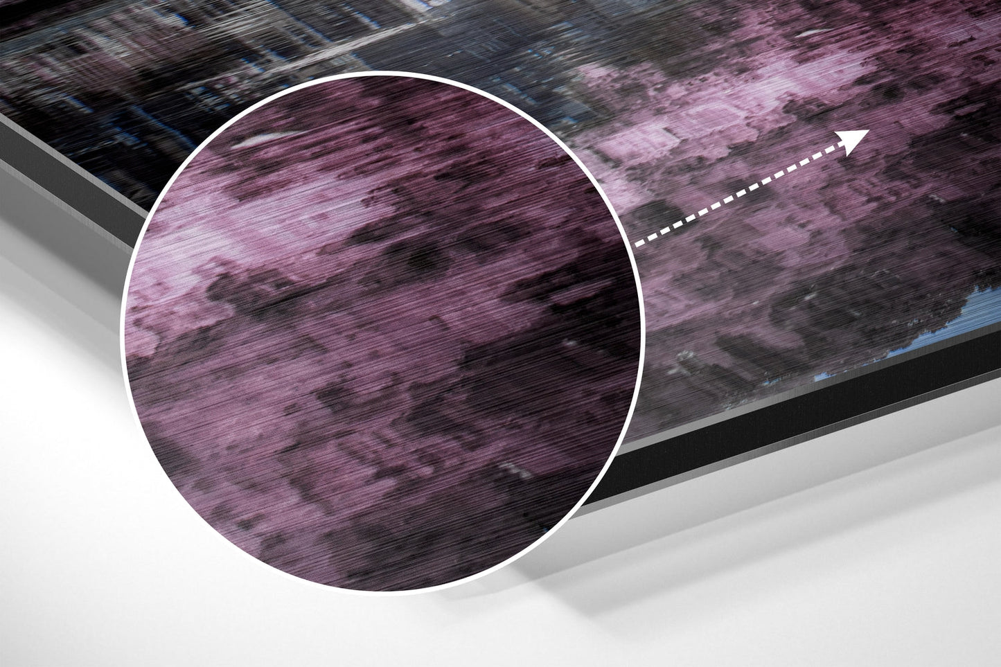 Lake View Brushed Aluminium Dibond Wall Art
