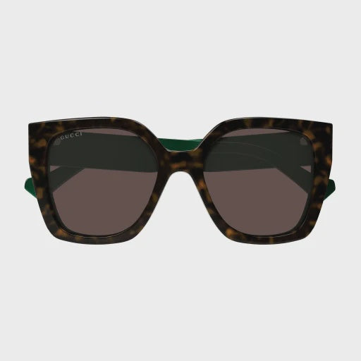 Gucci GG1300S‑002 55 Women’s Sunglasses | Havana Recycled Acetate Frame | Authentic Luxury (UPC 889652415352)