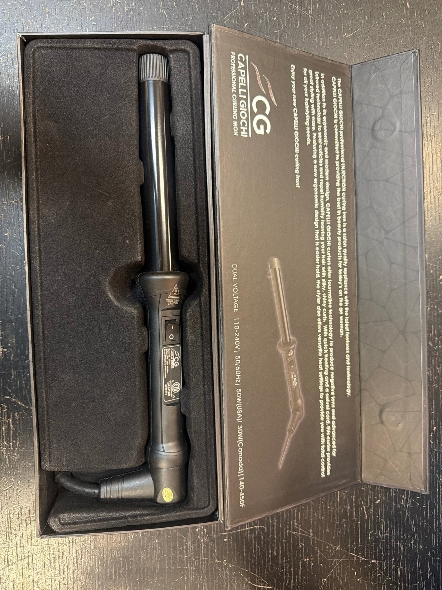 Capelli Giochi Professional Curling Iron 1 inch