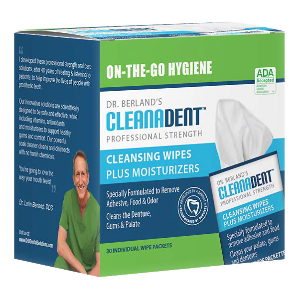 Dr. Berland's Cleanadent Denture Cleansing Wipes-0