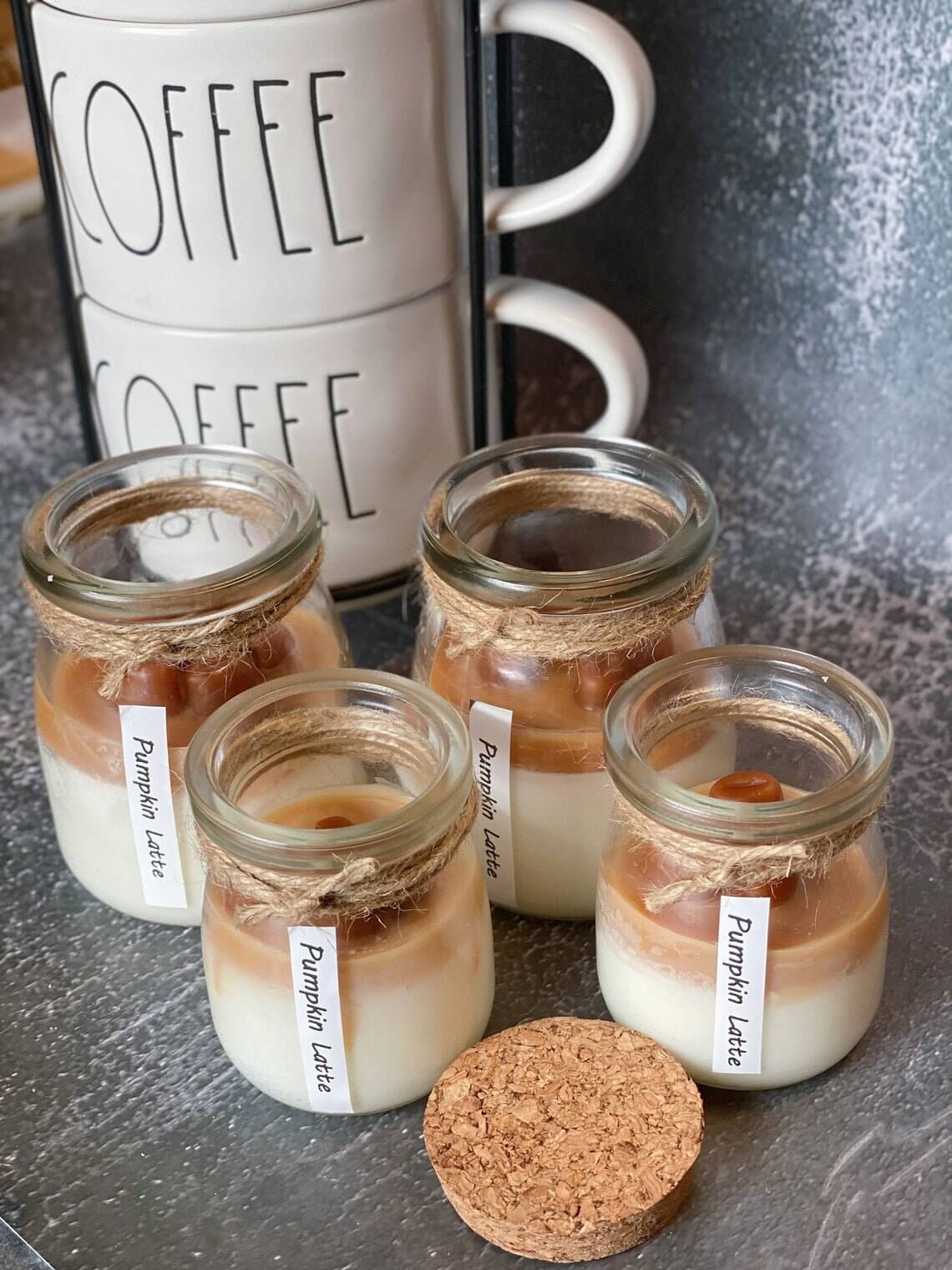 Coffee Candle in Glass Jar-4