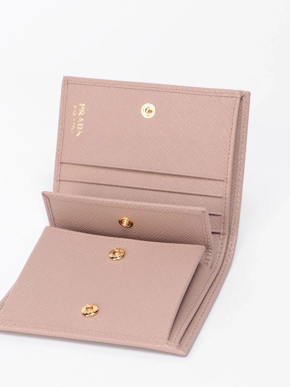 Prada Women Saffiano Leather Wallet
