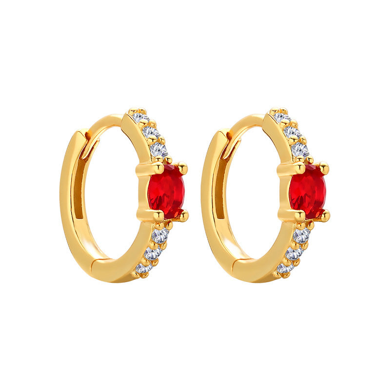 Zircon-Inlaid Earrings For Women