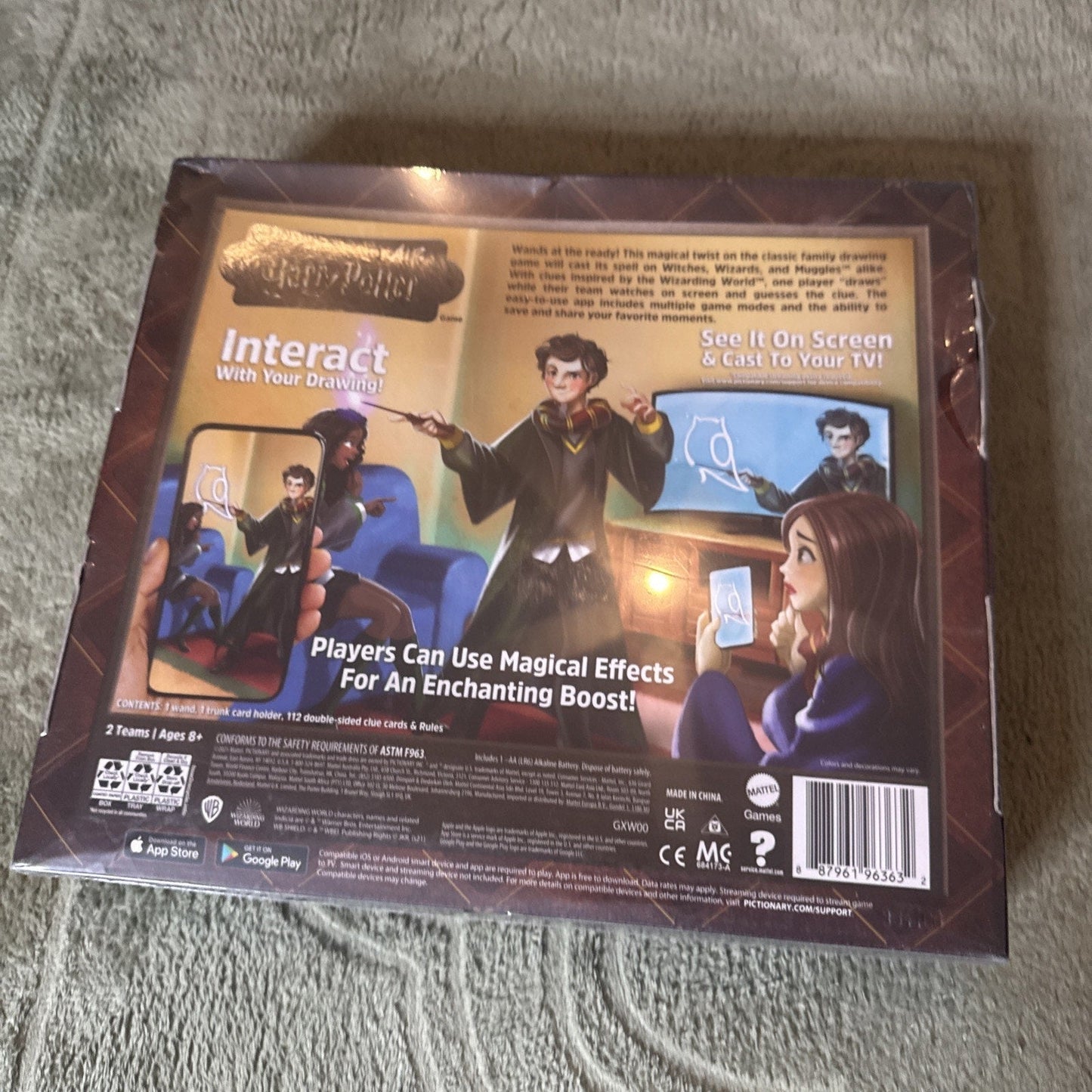 Pictionary Air - Harry Potter - WIZARDING World - Family Drawing Game - Sealed