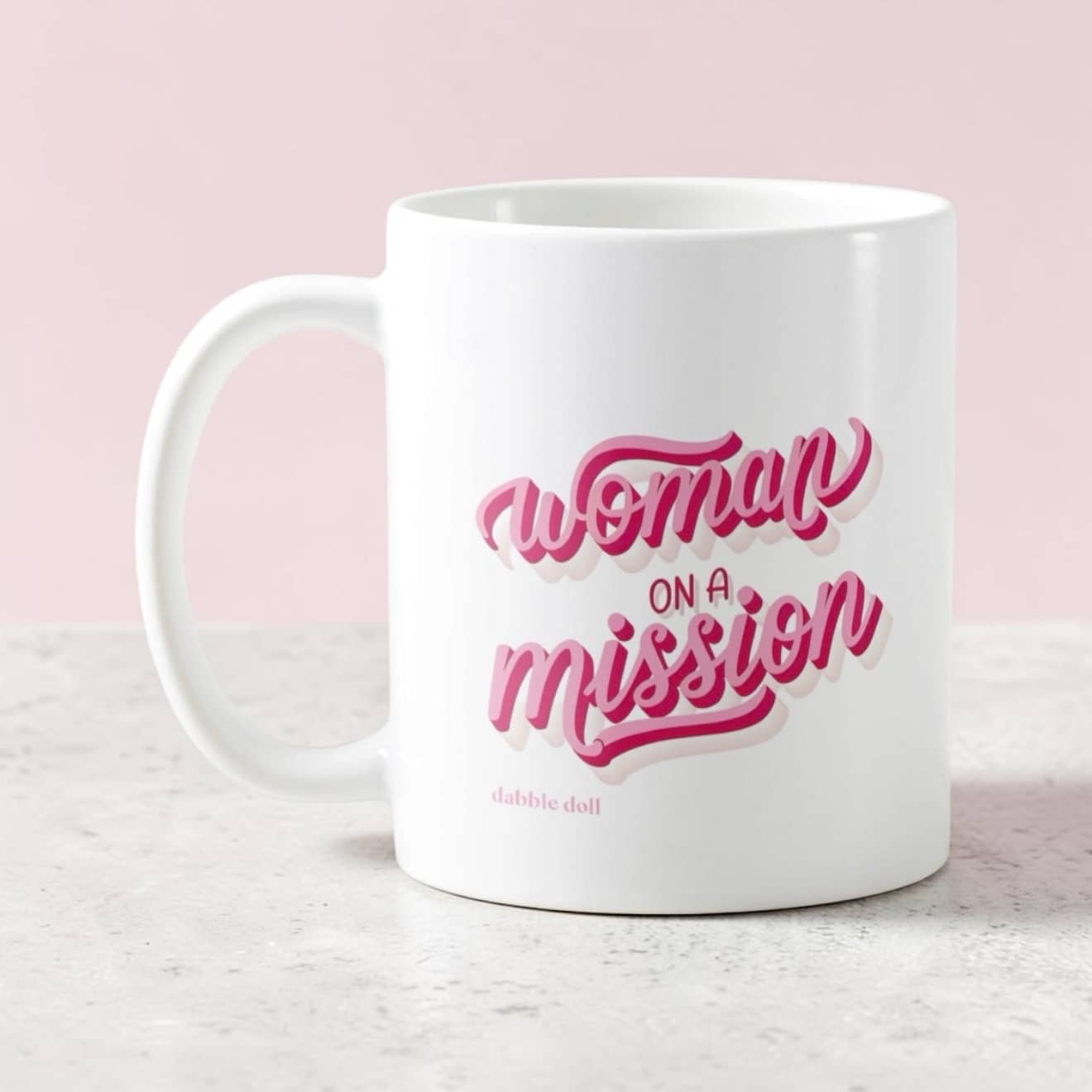 Woman on a Mission, Cute Novelty Mug