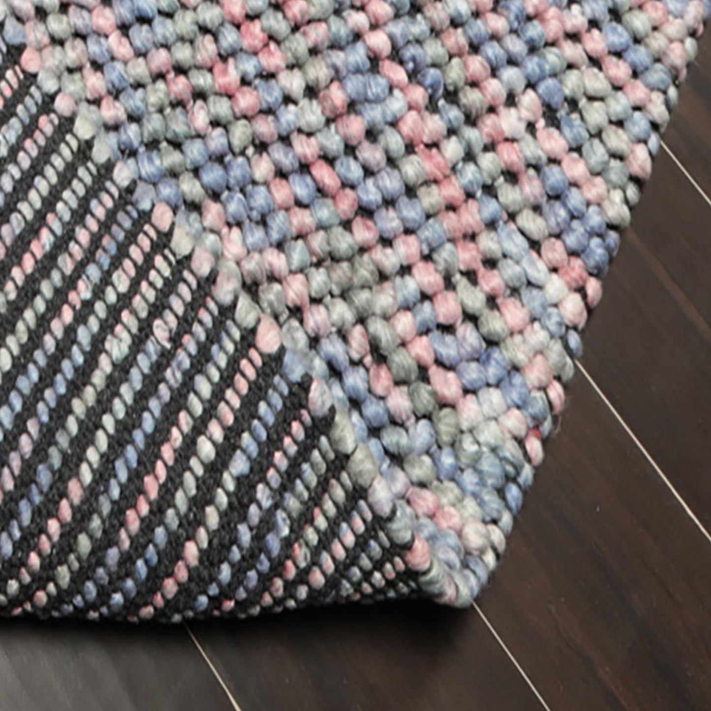 Set of Six 21" x 34" Berber Handmade Area Rug Pet Doormat Kitchen Mat Plus pile Multi Color-4