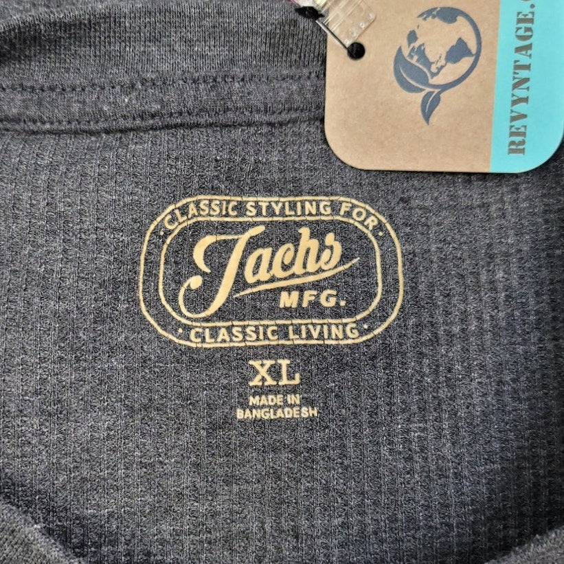 Hand Printed Upcycled Womens XL Fires Friends Camping Crew Long Sleeve Tee Shirt