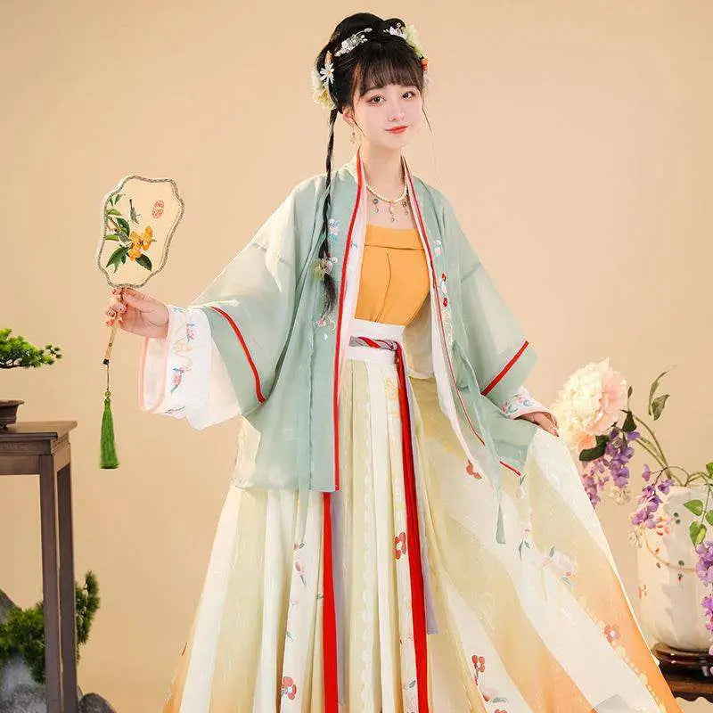 Embroidered Han Chinese Clothing Summer Improvement