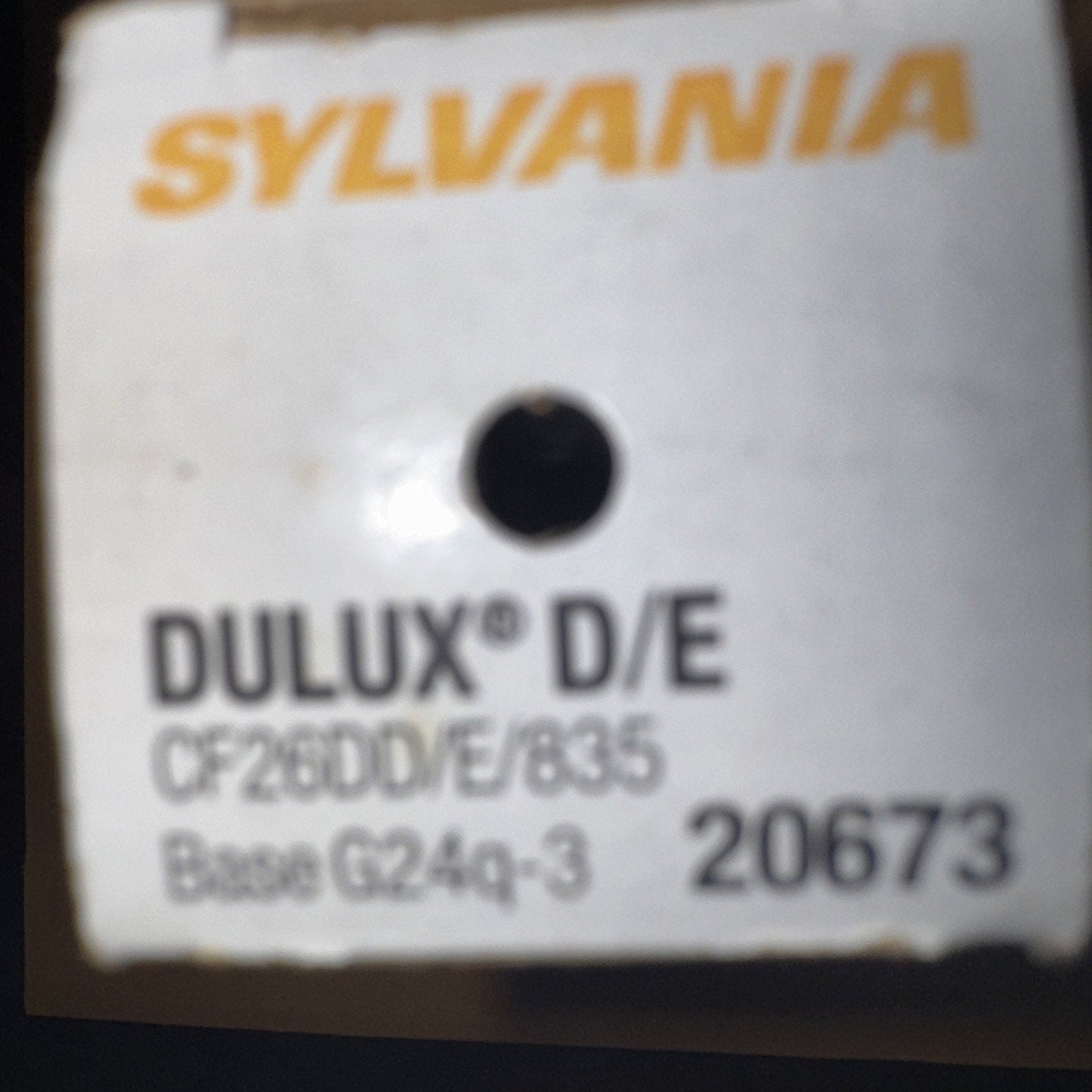 SYLVANIA 20673 CF26DD/E/835/ECO Light Bulb