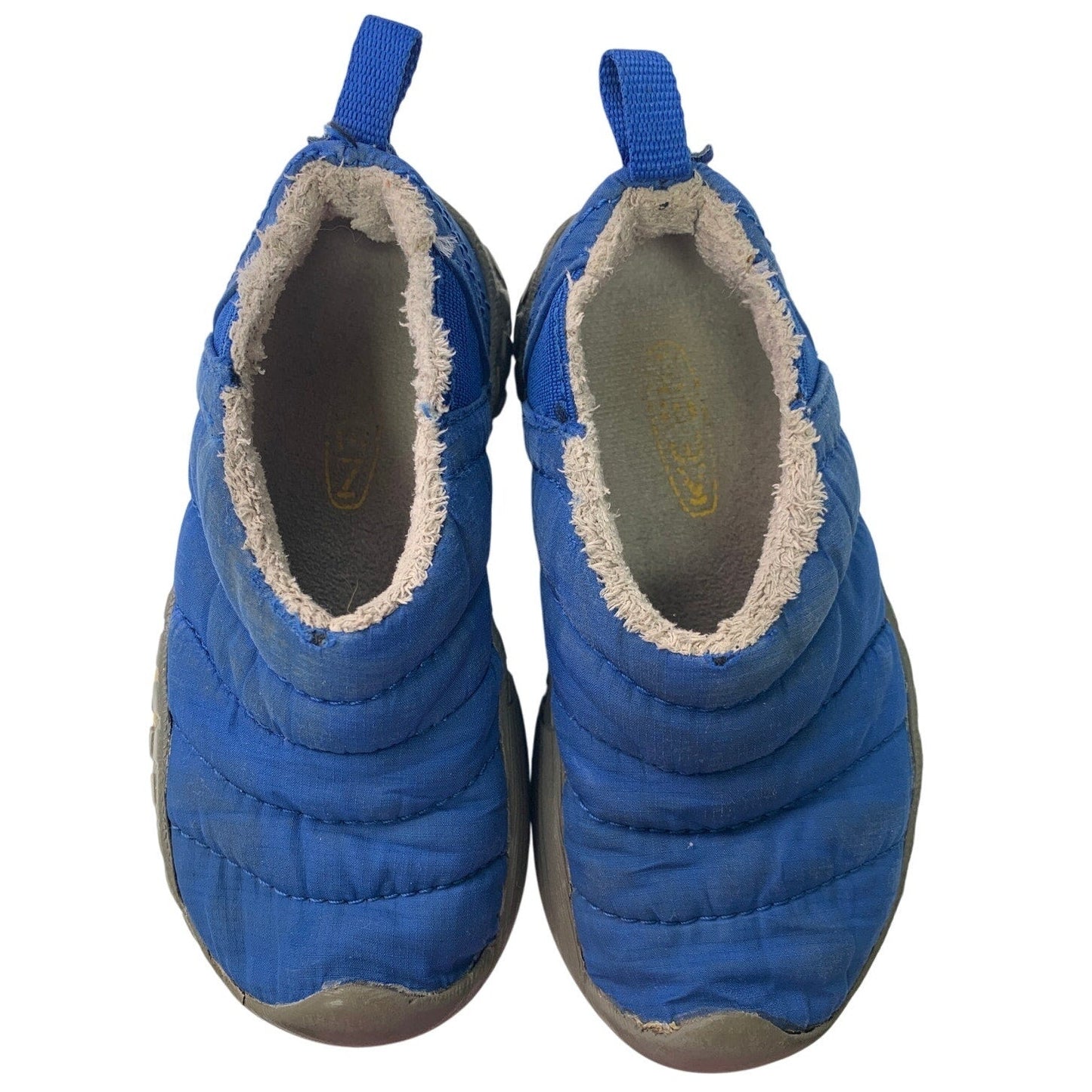 Keen Little Boys Size 13 Blue Quilted Non Slip Slide On Machine Washable Shoes