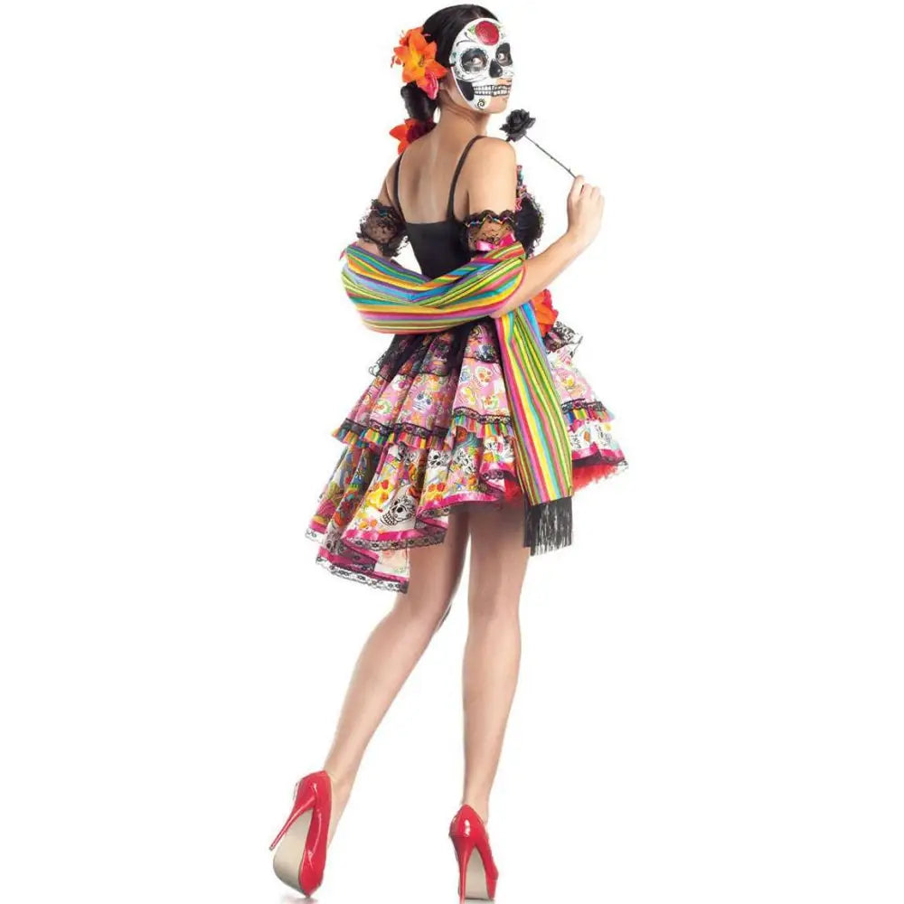 Floral Day of the Dead Spiritual Love Costume