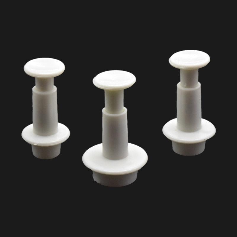 Fondant Cake Cookie Cutter Embossed Ejector Stamp Plunger Mold Kitchen Baking Cake Decorating Tools Heart Shaped Cookie Mold Hand Press Cookie Dessert Cutter Pastry Decoration Tool Mooncake Maker