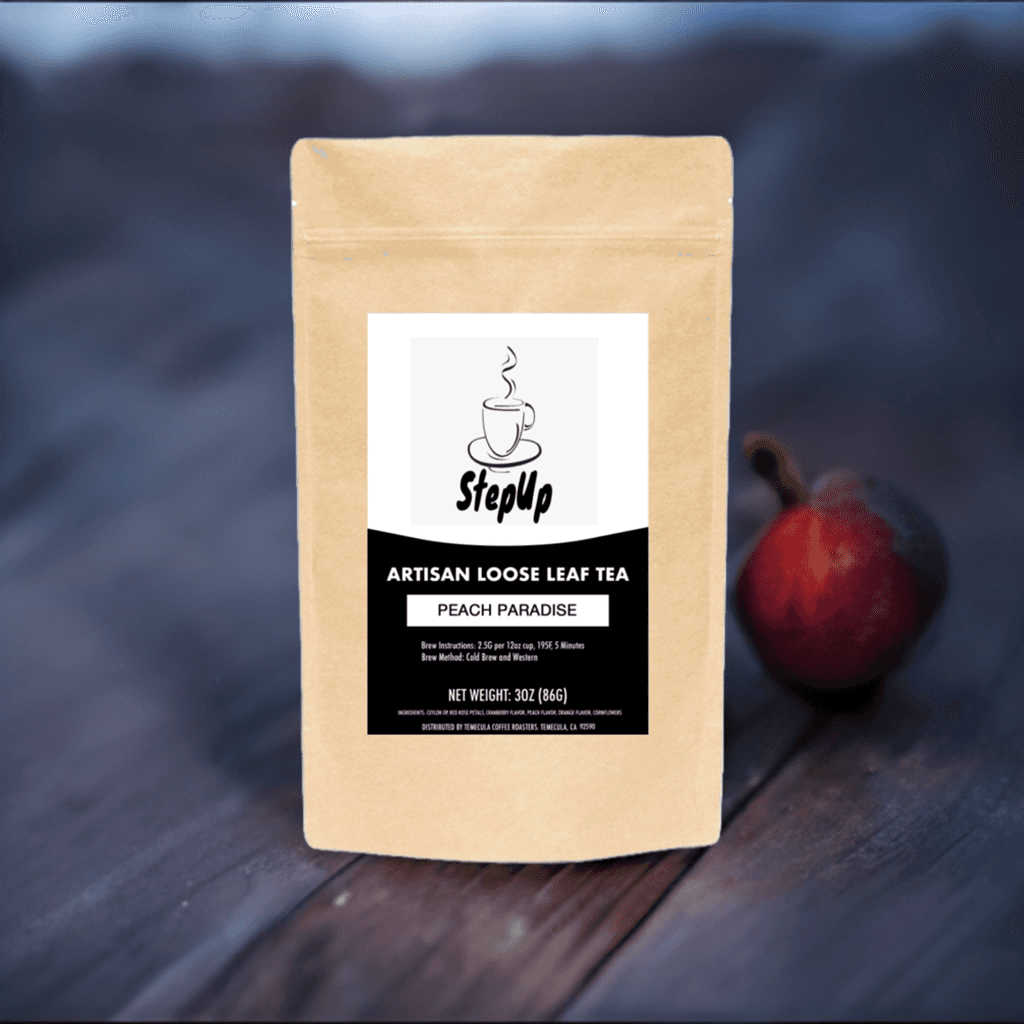 Peach Paradise Fruit Flavored Tea - Sweet and Refreshing | StepUp Coffee-2