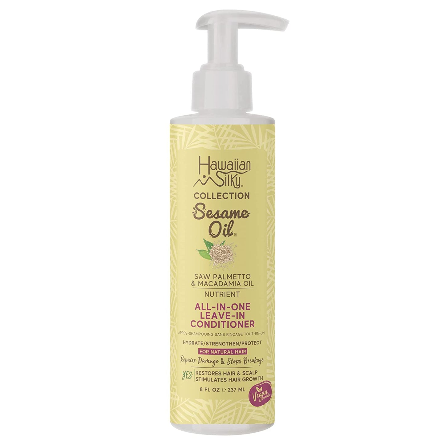 Hawaiian Silky Sesame Oil All-In-One Nutrient Leave-In-Conditioner 8oz