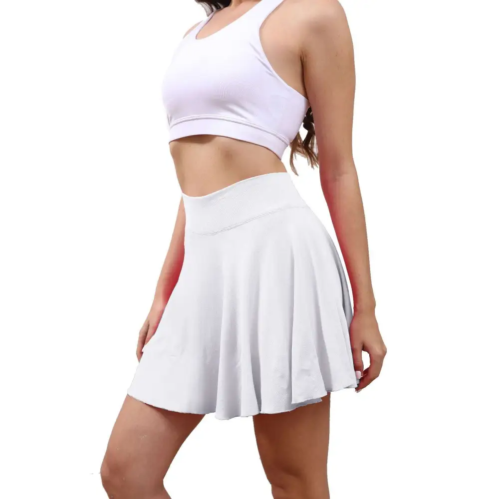 High Waisted Womens Tennis Skirt with Pockets