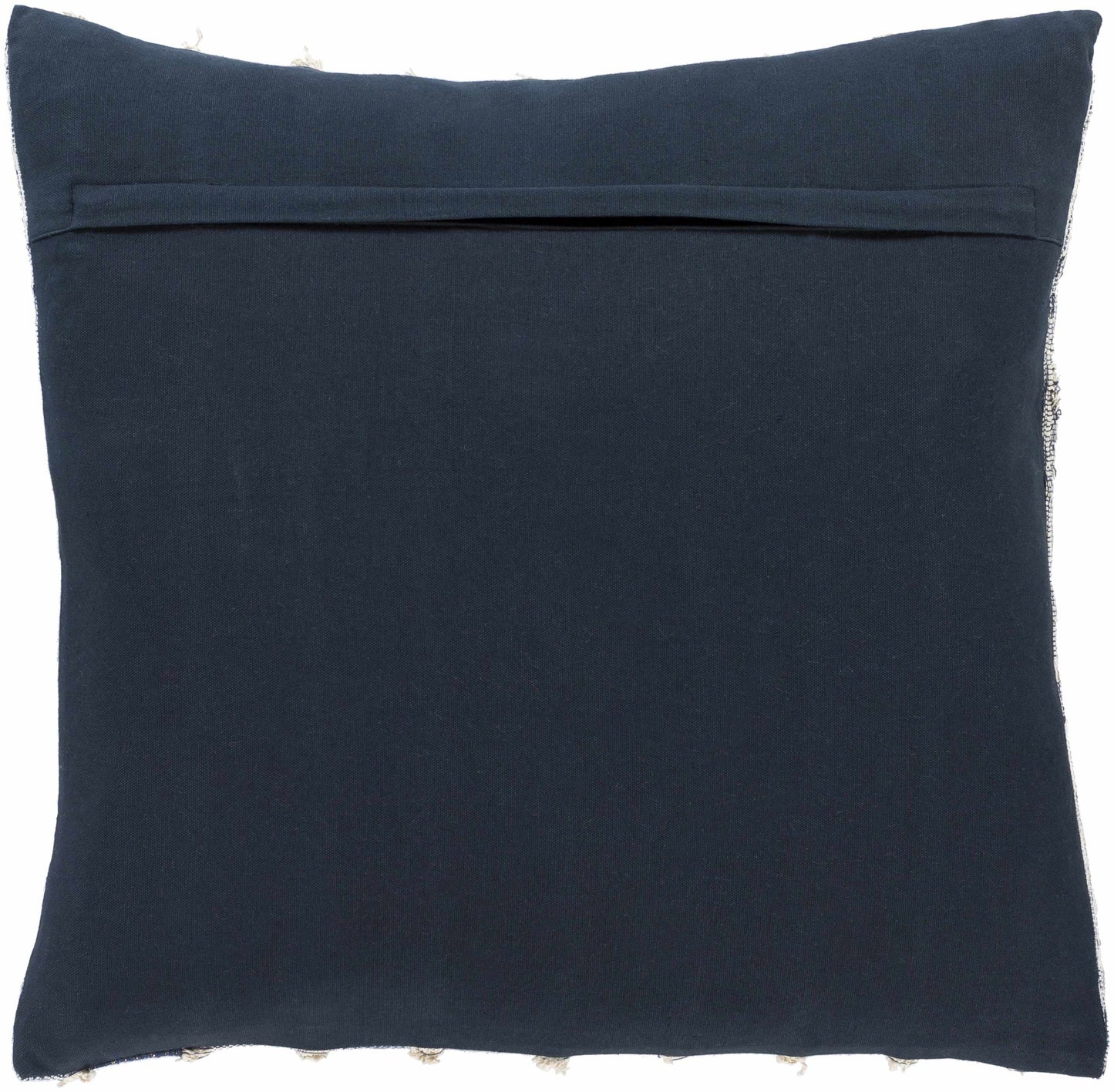 Harrells Navy Beige Plaid Accent Pillow-2