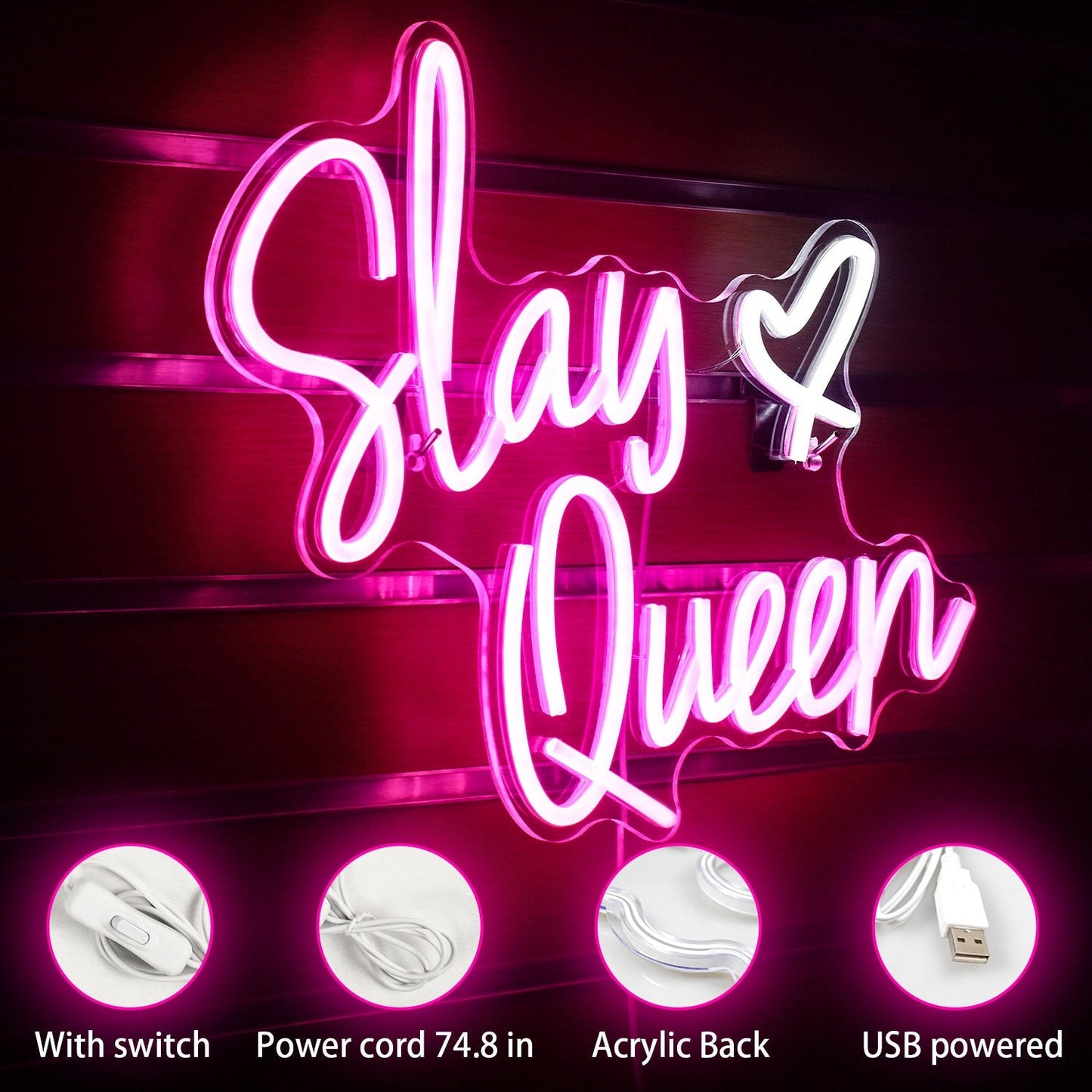Slay Queen Neon Sign-4
