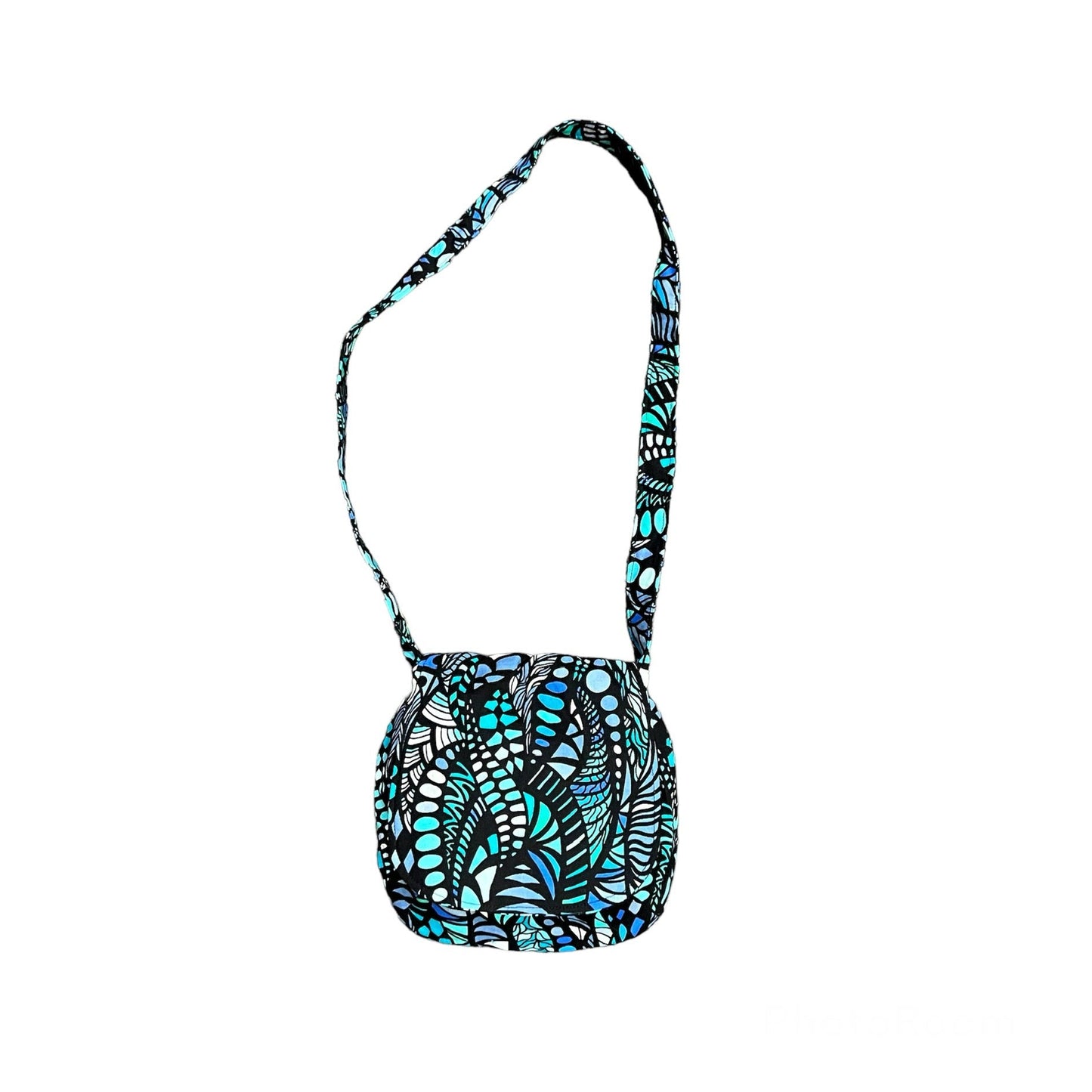 Little Sister Purse- Blue Batik