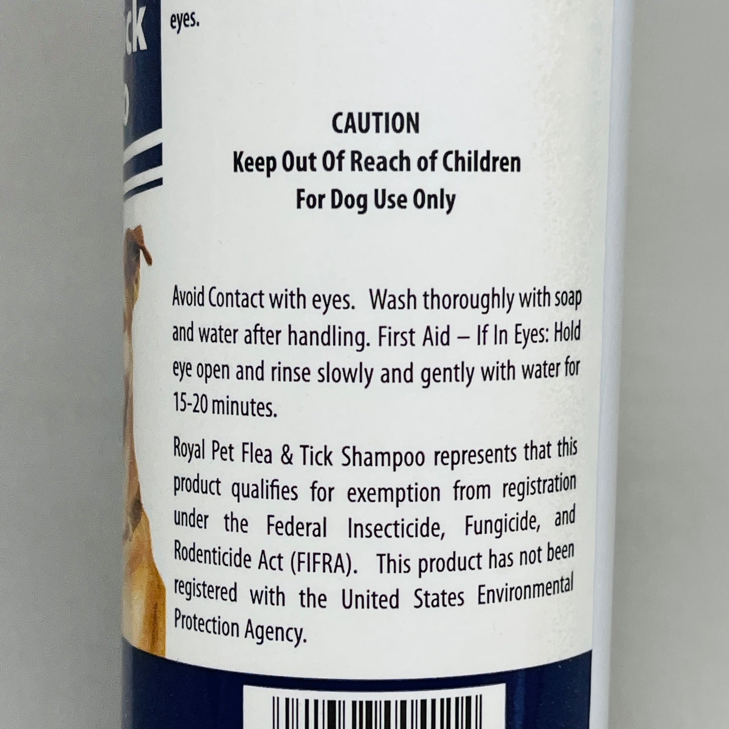ROYAL PET Natural Flea & Tick Shampoo Solution for Dogs No Harmful Pesticides Soothing Itch Relief USA 8 fl oz