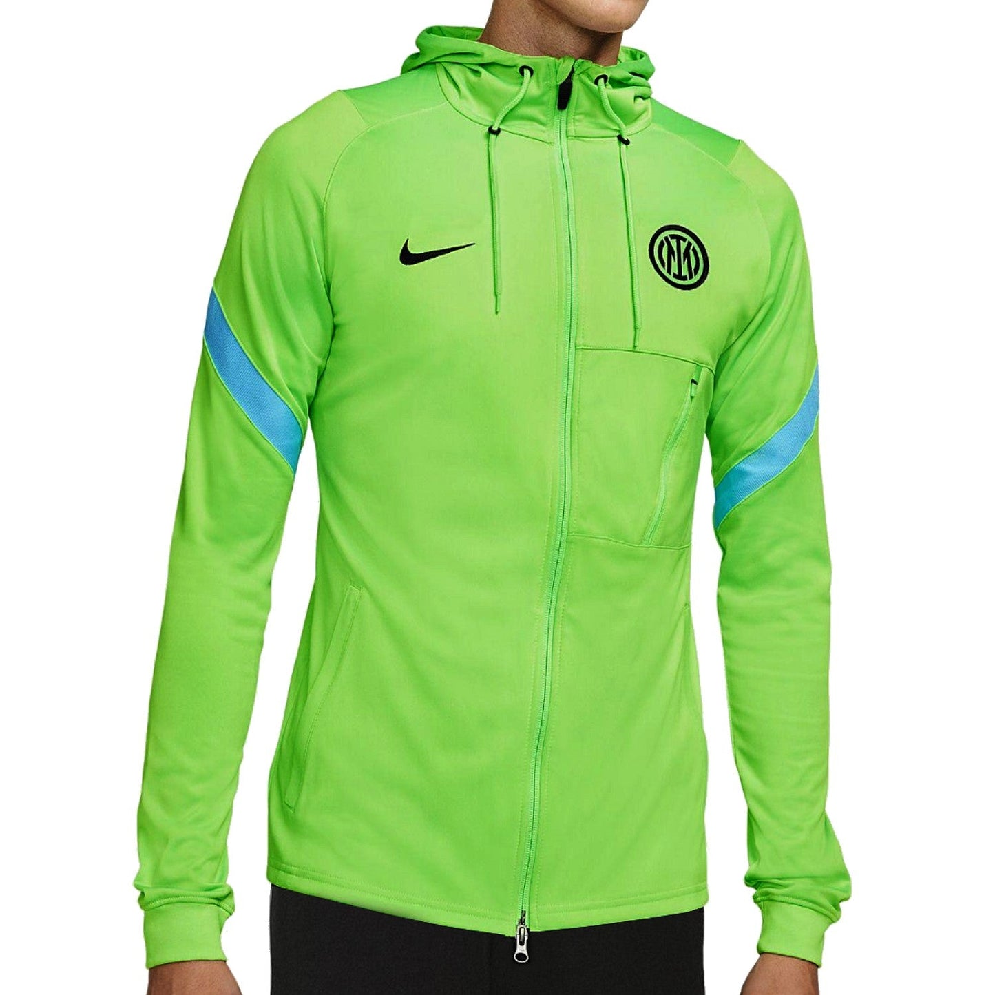 Inter Milan green UCL hooded presentation tracksuit 2021/22 - Nike-4