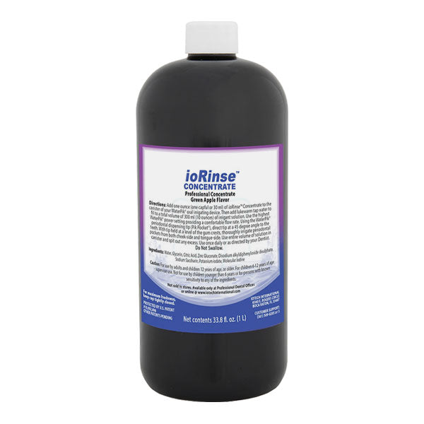 IoTech ioRinse Concentrate Professional Dental Irrigant - Green Apple-0