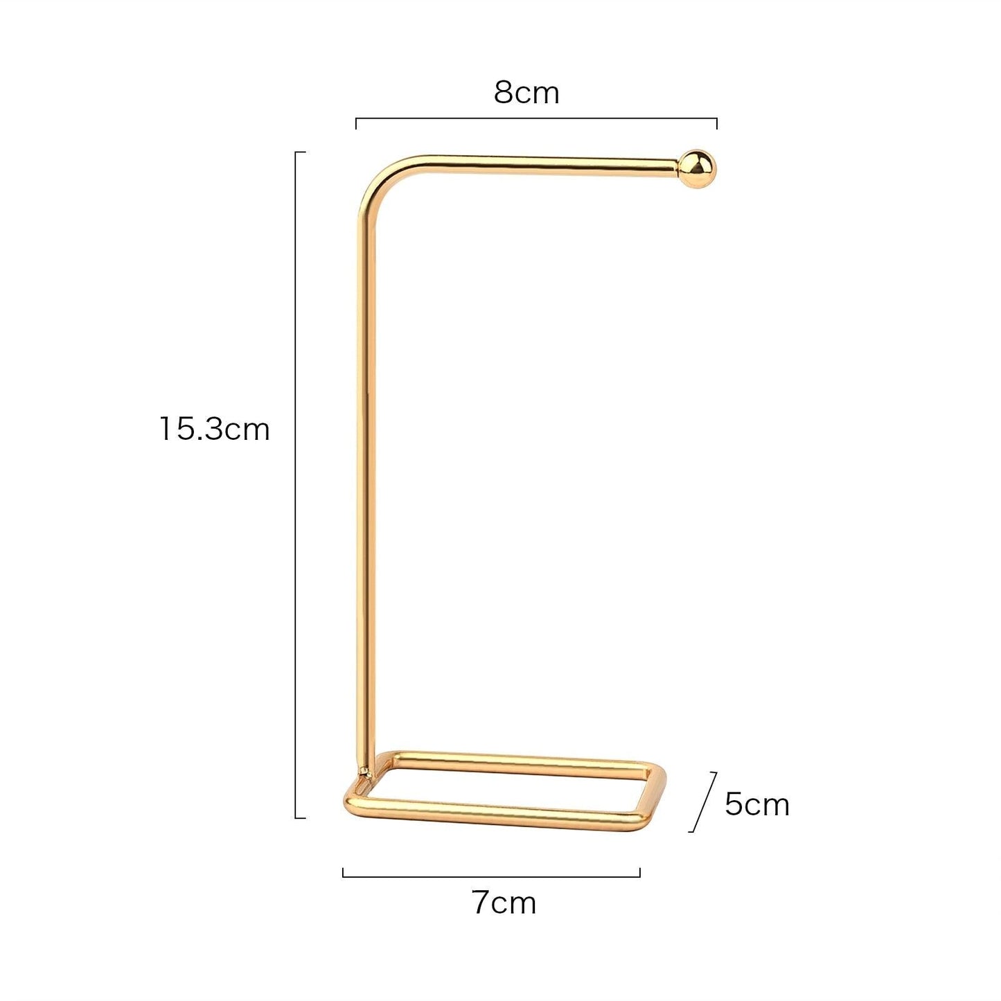 Jewelry Organizer Wooden Rack Bracelet Earring Holder Display Decoration Stand Earring Support Display Decoration Rack Small Jewelry Display Holder T-Shaped Iron Fashion Home Bracelet Pendant Jewelry Storage Shelf Stand for Woman Girls