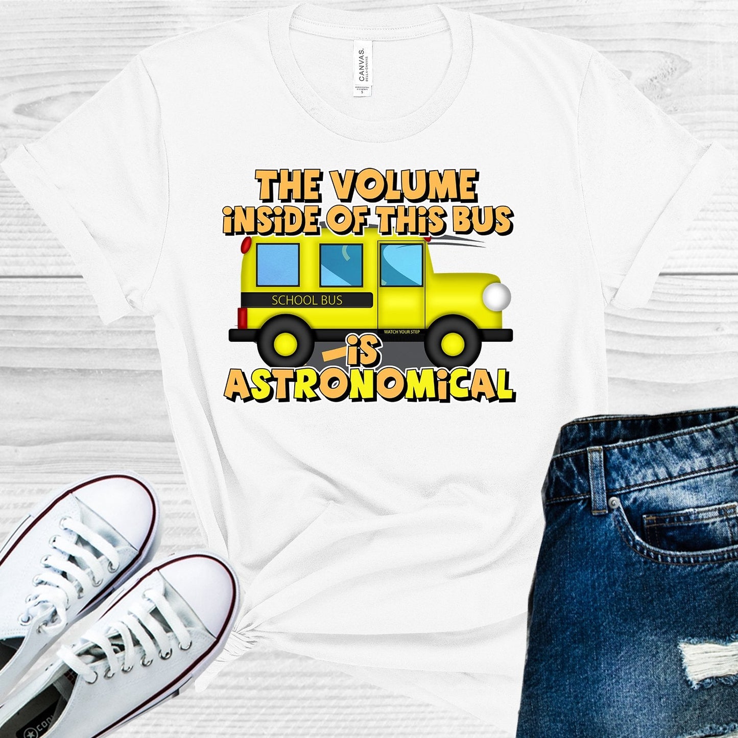 The Volume Inside of This Bus is Astronomical Graphic Tee