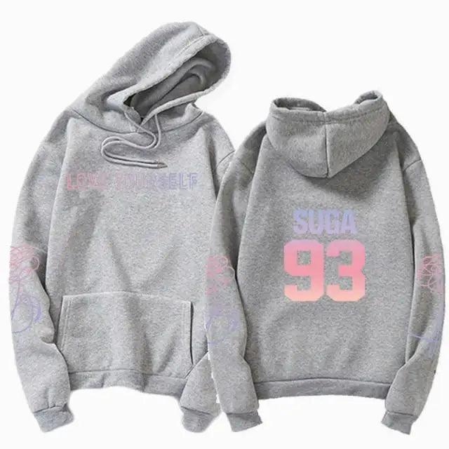 Luxury Unisex Hoodie Hoodies Sweatshirt Love Yourself Hoody Sweatshirt Boys Hoody Hoodies Cool Print Casual Drawstring Warm Winter Stylish Design Hoodie For Men Women