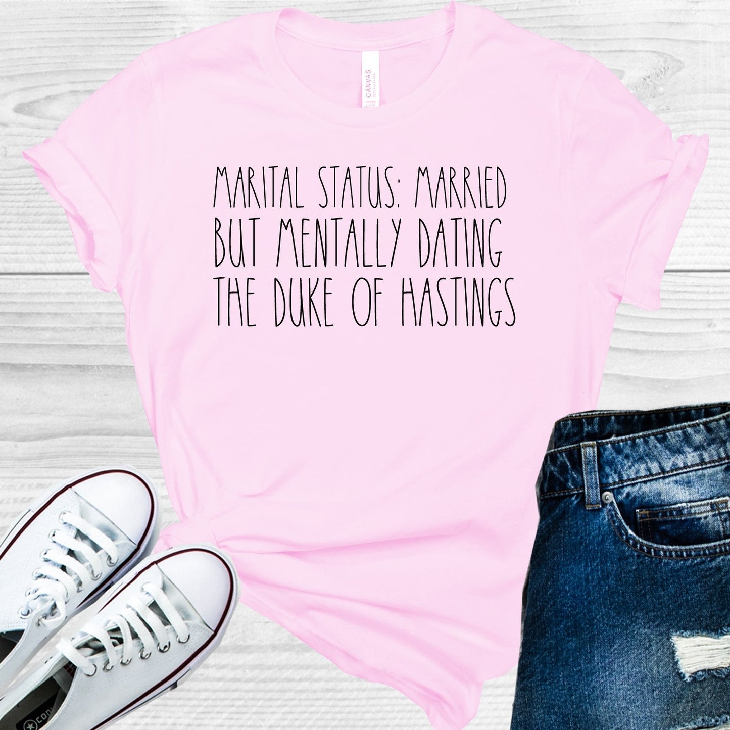 Marital Status: Married But Mentally Dating the Duke of Hastings Graphic Tee