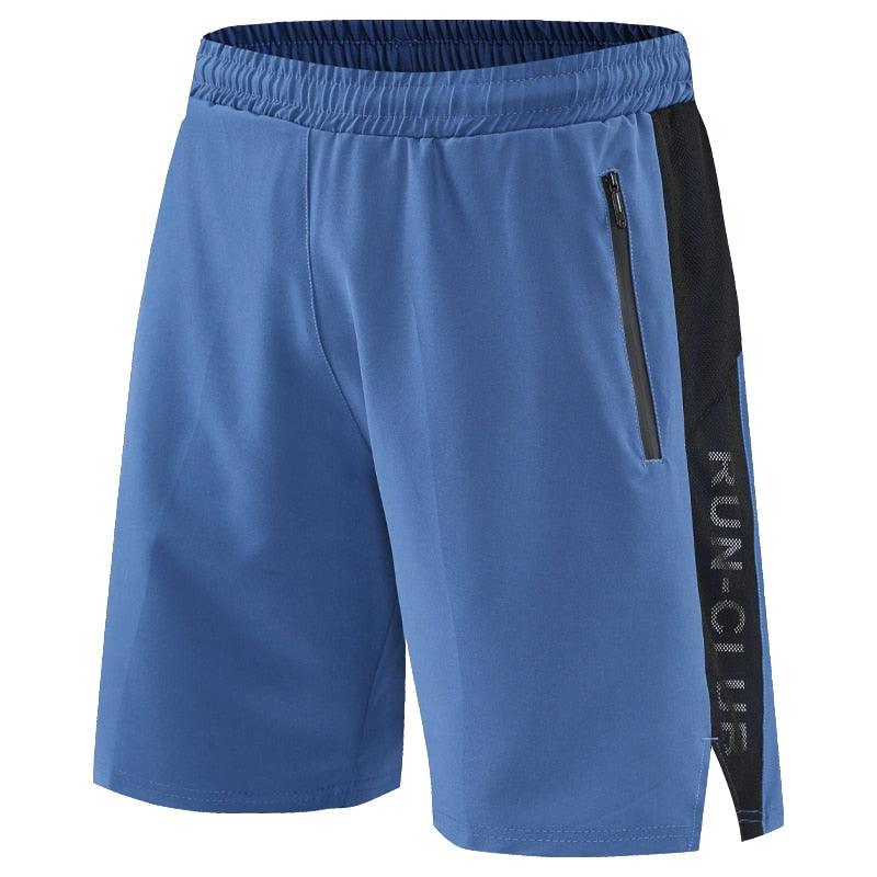 Men Run Shorts Patchwork Training Shorts Pockets Gym Sports Quick Dry Short Casual New Summer Fitness Shorts Men's Swim Trunks Casual Breathable Fitness Shorts High Elastic Waist Pants