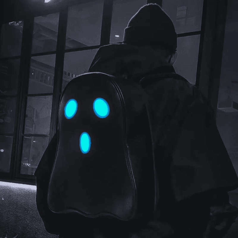 Moon Darkside™ Ghost Motorcycle Backpack/Helmet Bag