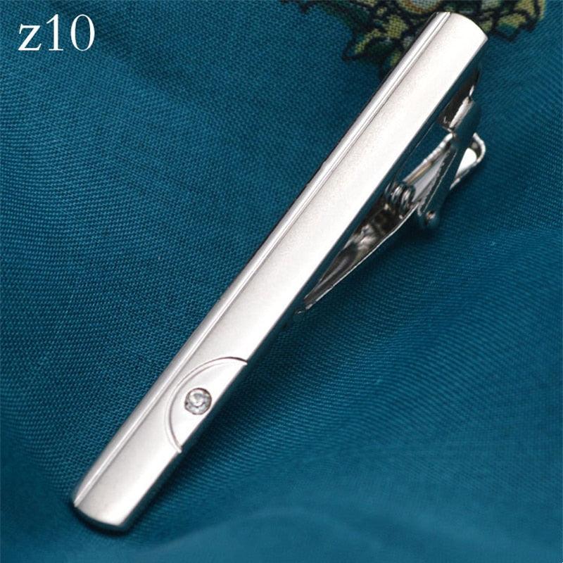 New Metal Silver Color Tie Clip For Men Wedding Necktie Tie Clasp Clip Tie Clips for Men Tie Bar Clip Regular Ties Necktie Wedding Business Tie Pin Clips Gentleman Ties Bar Elegant Men's Accessories