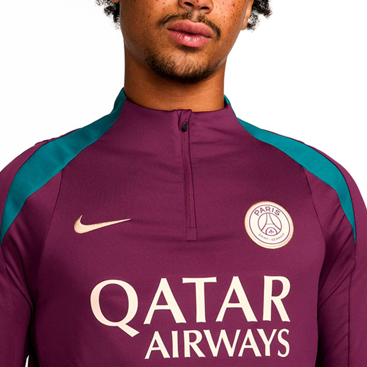 PSG dark red training technical soccer tracksuit 2024/25 - Nike-4