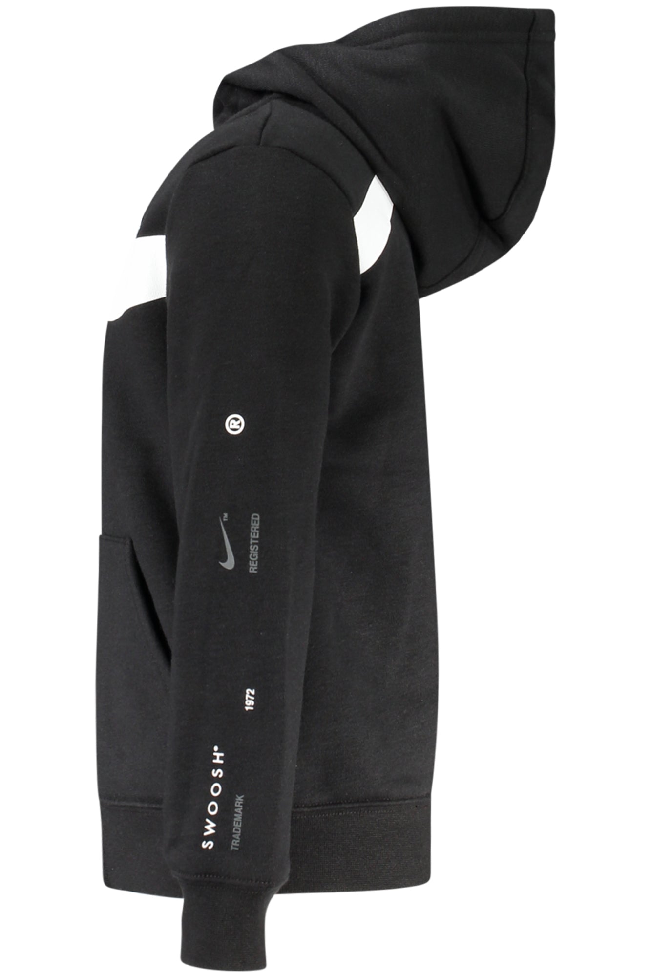 NIKE KIDS' BLACK ZIP-UP SWEATSHIRT-2