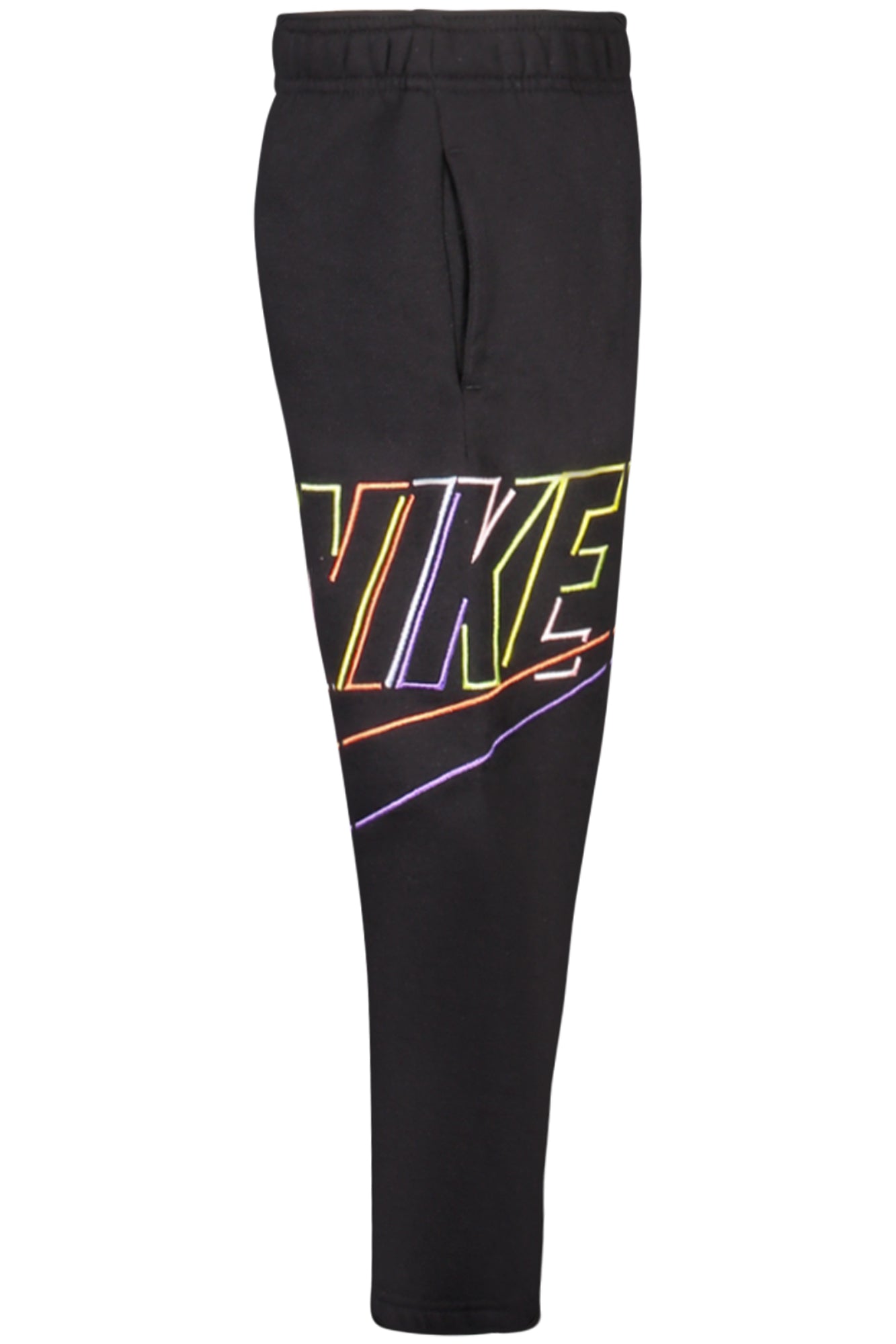 NIKE KIDS' BLACK LONG TRACK PANTS-2