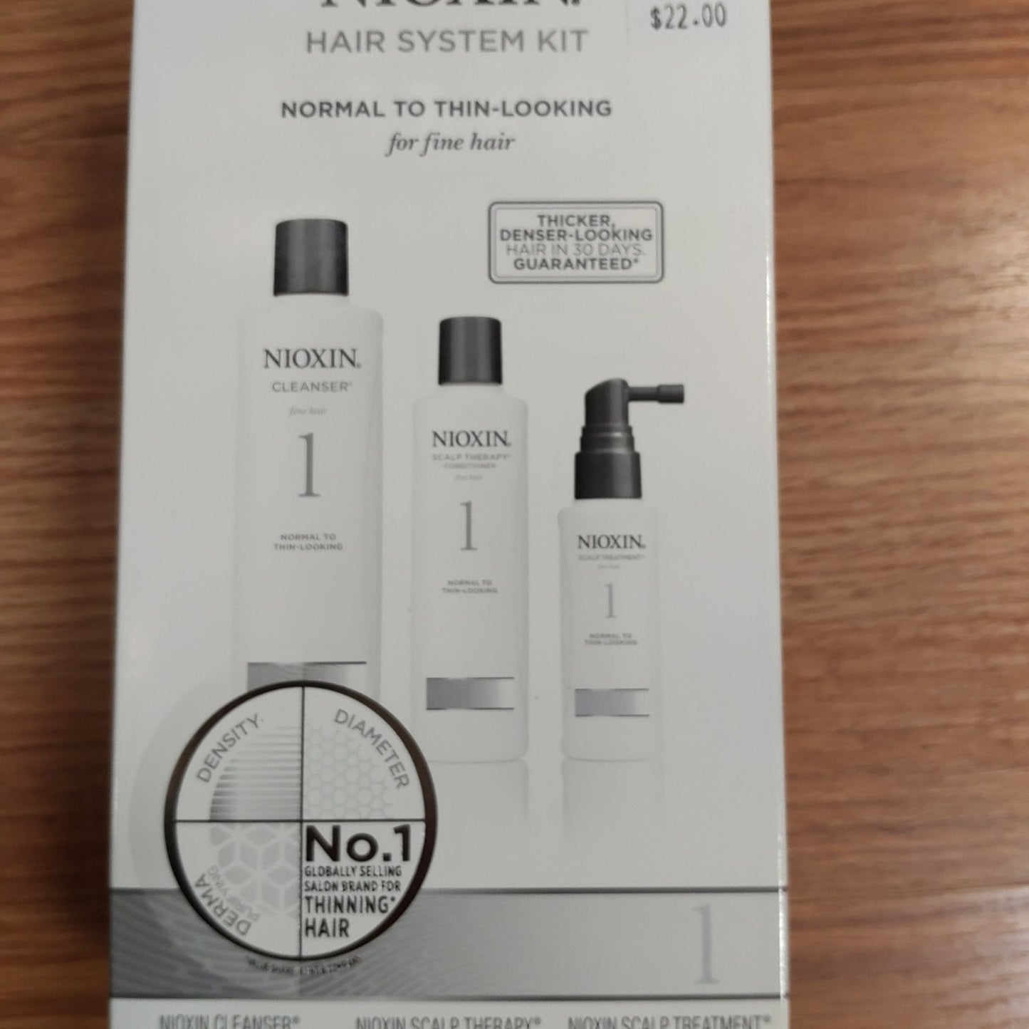 Nioxin System #1 Hair System Trio Kit for Fine Hair (Pack of 3)