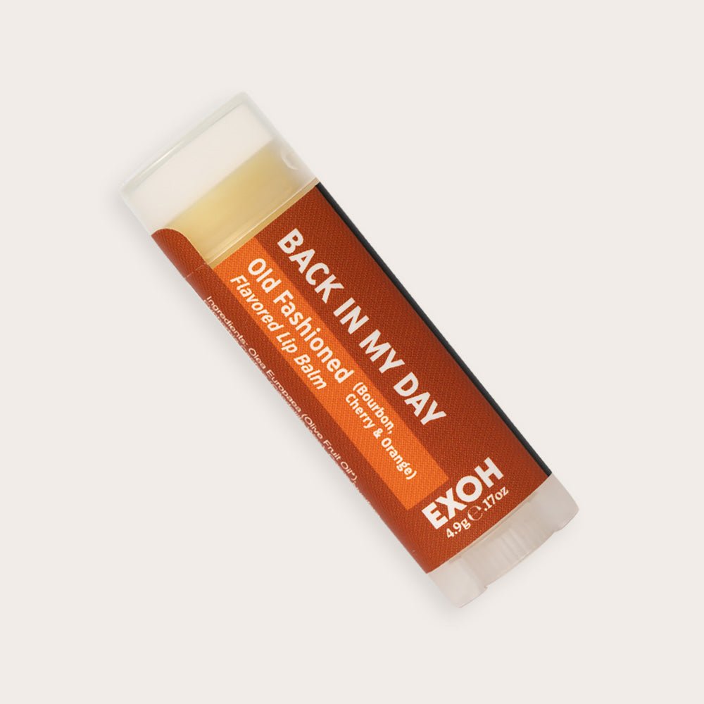 Old Fashioned Lip Balm-Old Fashioned Bourbon Whiskey Scented Lip Balm with Nodes of Citrus and Cherry