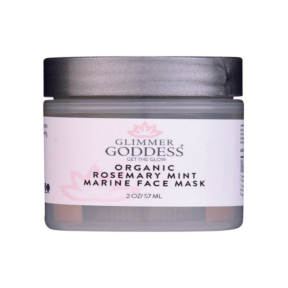 Organic Rosemary Mint Algae Face Mask for Acne & Rosacea