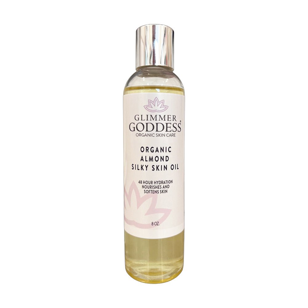 Organic Sweet Almond Silky Skin Oil – 48 Hour Hydration