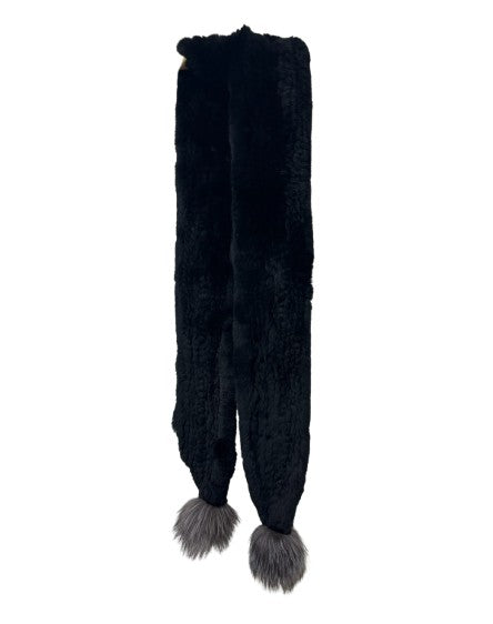 Rex Rabbit Pom Pom Scarf